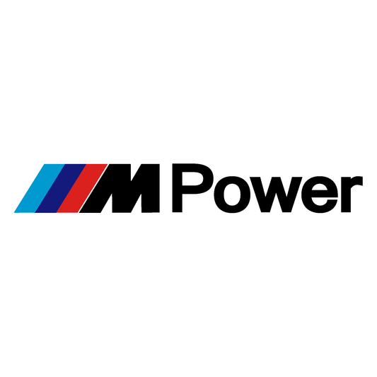 BMW M Power Aufkleber – 3 Größen