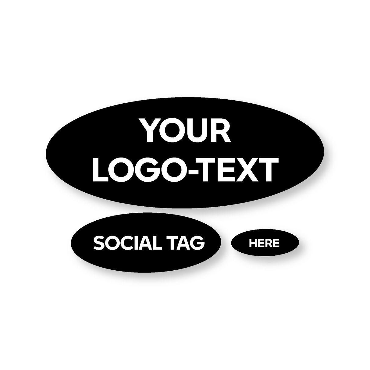 ''Oval'' Gel Badge's Overlays - Fiesta MK8 Focus MK4 Puma MK2