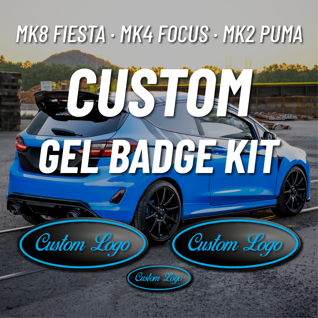 "Oval" Gel Badge Overlays - Mk8 Fiesta - Mk4 Focus - Mk2 Puma