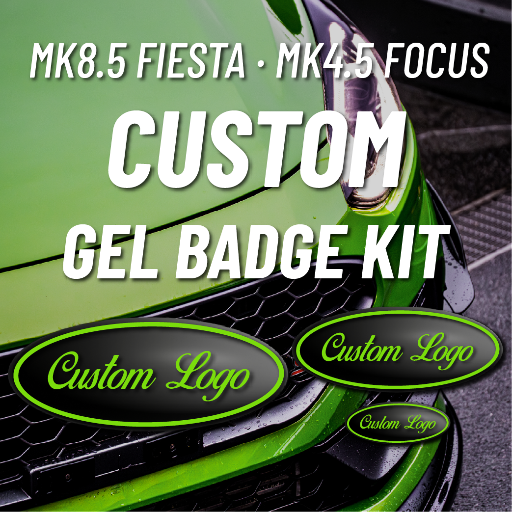 ''Oval'' Gel Badge's Overlays - Fiesta MK8.5 Focus MK4.5