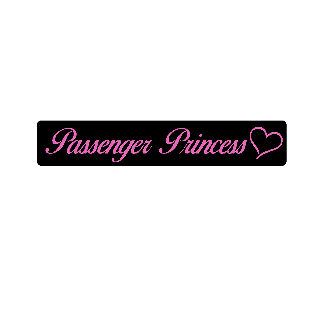 Passenger Princess Gel Badge