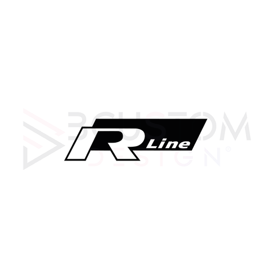 R-Line Aufkleber – 3 Größen