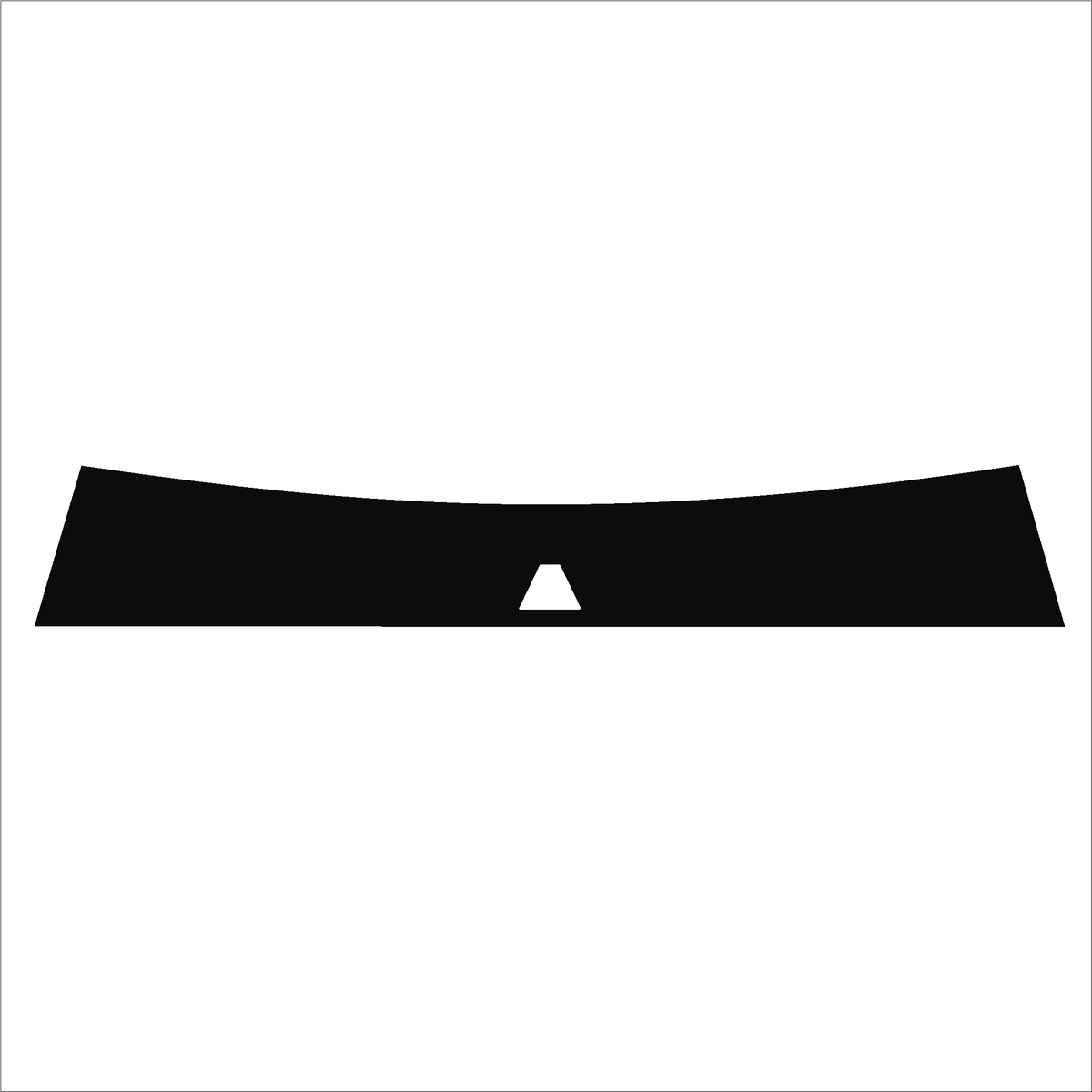 Zonneklepstrip voor VW Golf 8 GTI en GTD