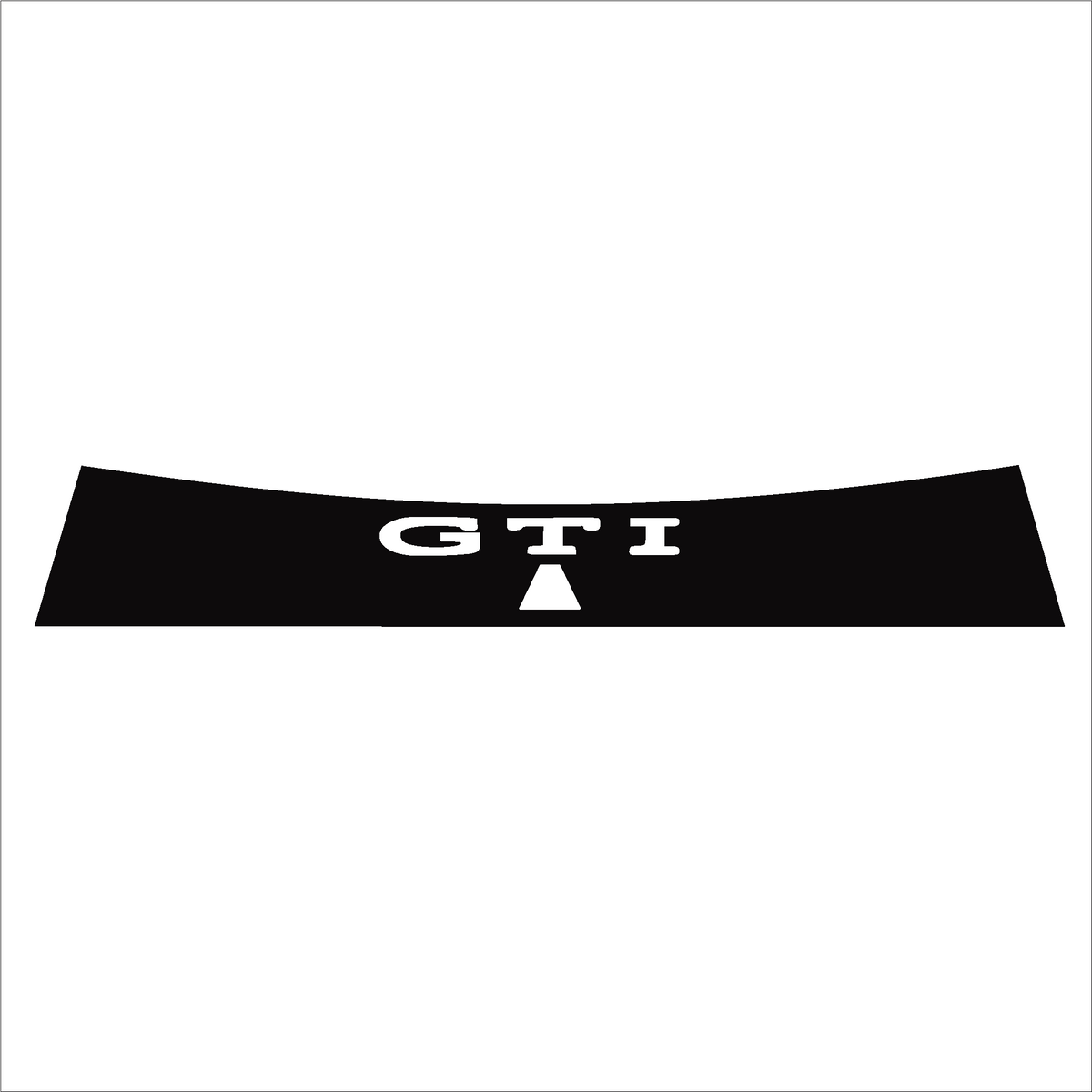 Zonneklepstrip voor VW Golf 8 GTI en GTD