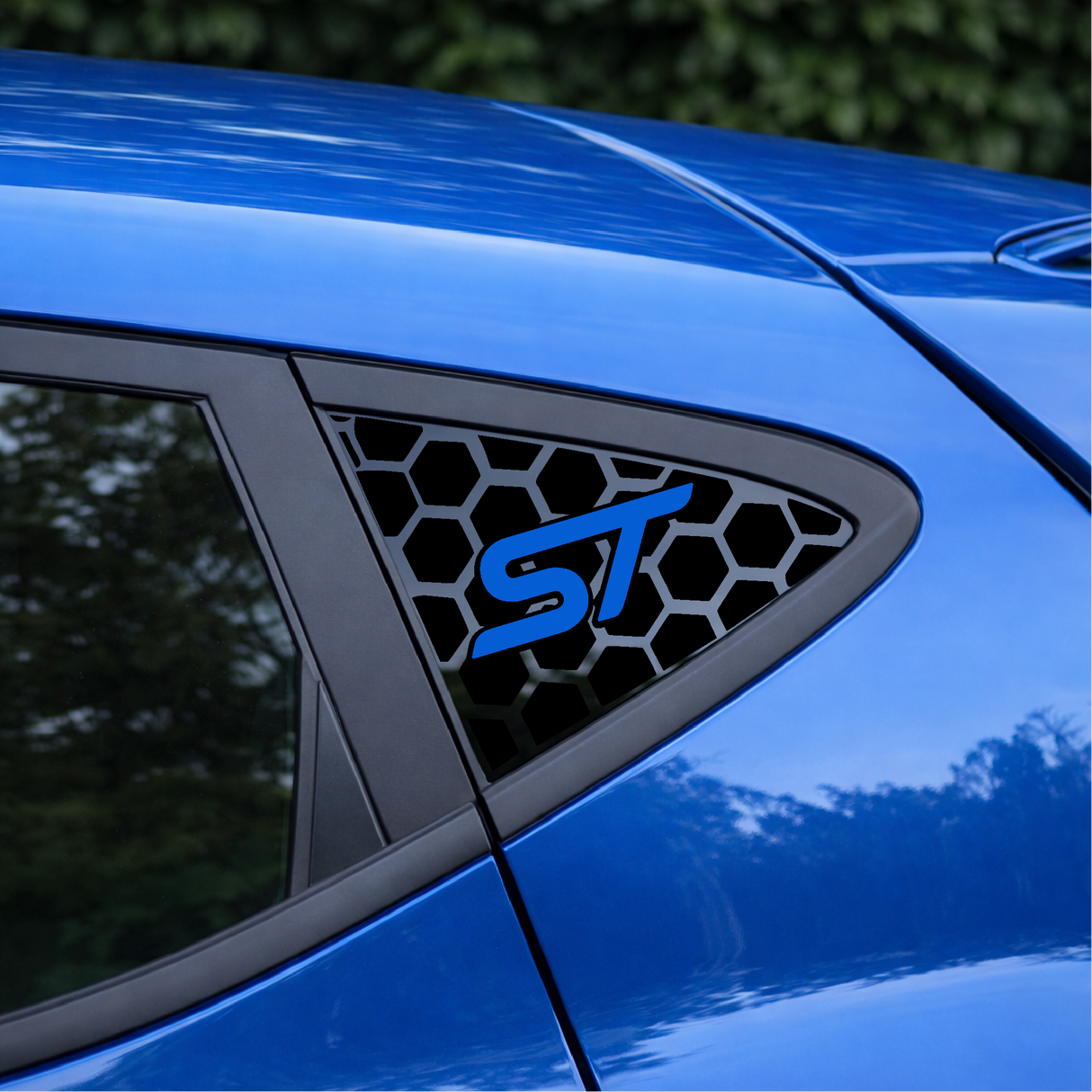 Decalcomania vetro laterale Fiesta MK8/.5 con testo personalizzato