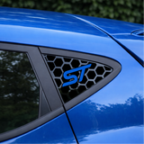 Decalcomania vetro laterale Fiesta MK8/.5 con testo personalizzato