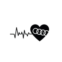 Sticker Audi battito cuore