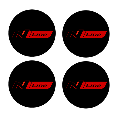 Coprimozzi in Gel Hyundai N Line – Set da 4