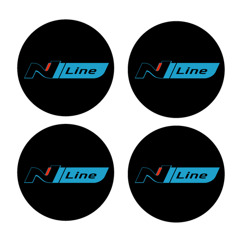 Coprimozzi in Gel Hyundai N Line – Set da 4