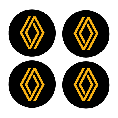 Coprimozzi in Gel Fiat Logo – Set da 4