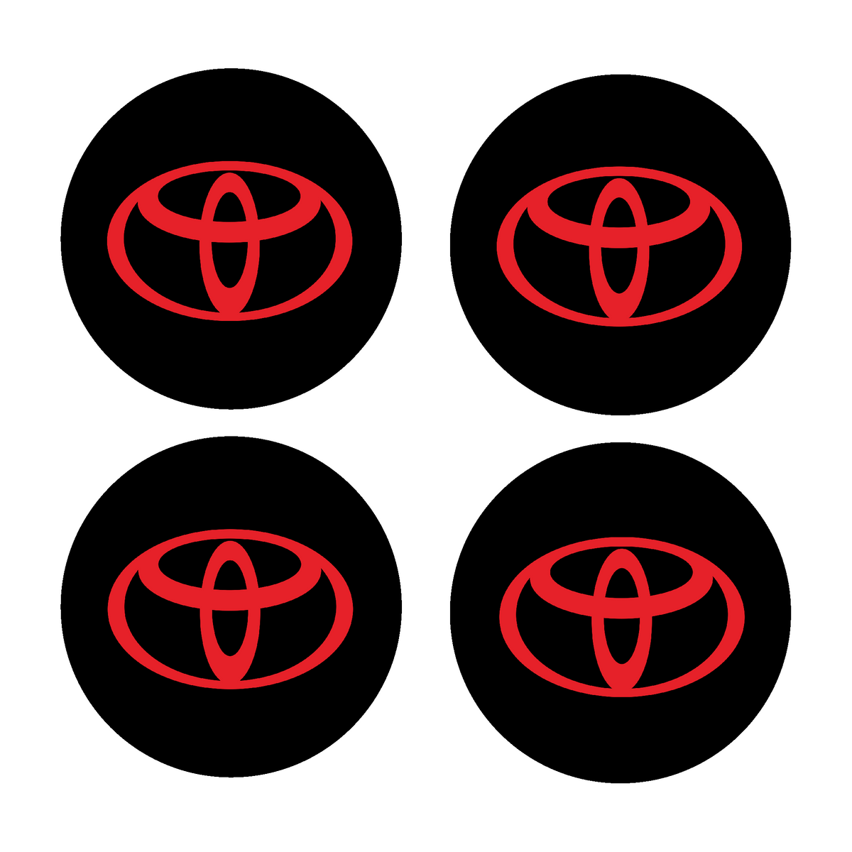 Coprimozzi in Gel Toyota – Set da 4