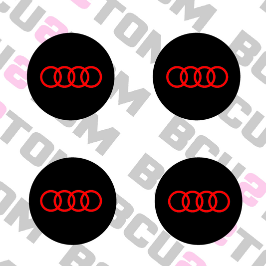 AUDI wheel hub cap gel (set of 4)