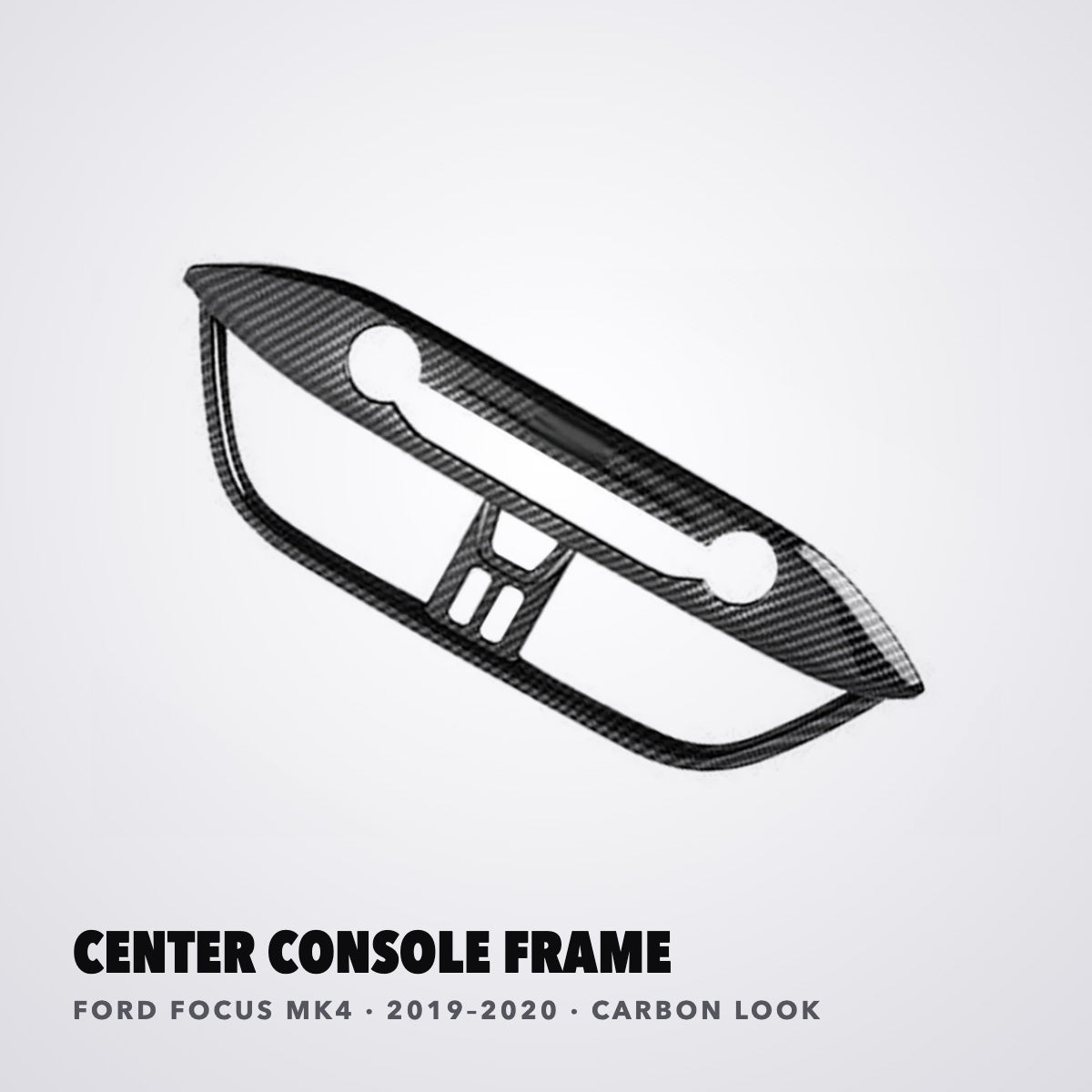 Cornice console centrale effetto carbonio Ford Focus MK4