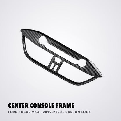 Cornice console centrale effetto carbonio Ford Focus MK4