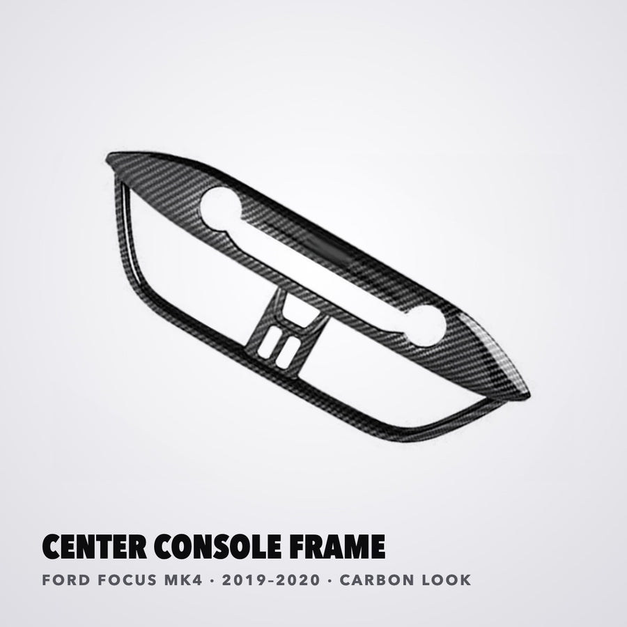 Cornice console centrale effetto carbonio Ford Focus MK4
