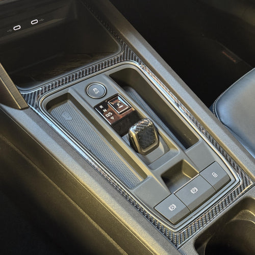 Carbon en 3D-gel versnellingspookafdekking voor Cupra Formentor en Leon