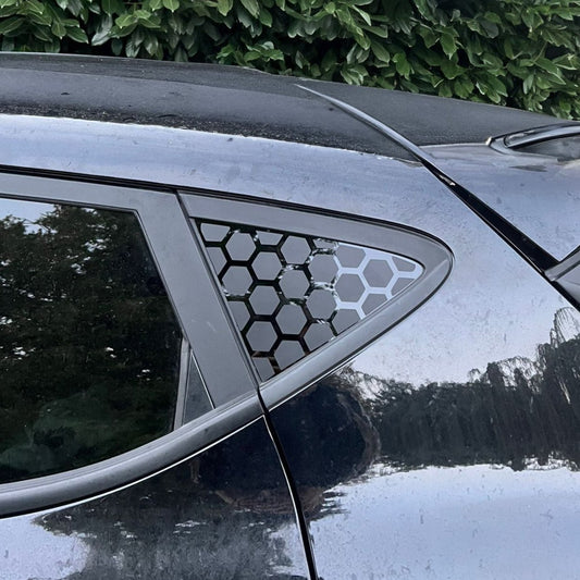Seitenscheiben Wabenmuster Aufkleber für Ford Fiesta MK8 & MK8.5