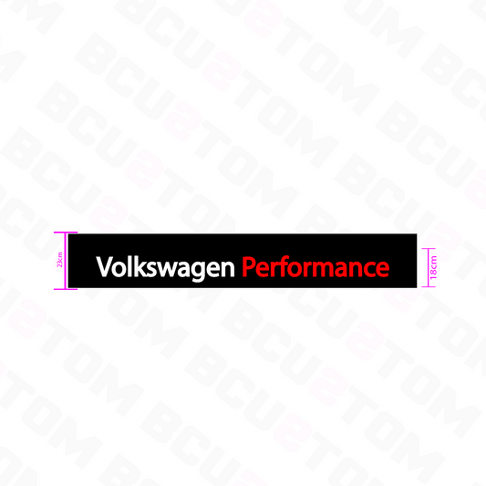 Volkswagen Performance Fascia Parasole